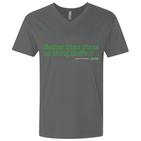 T-Shirts Heavy Metal / X-Small Eat pizza, You must Men's Premium V-Neck