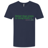T-Shirts Midnight Navy / X-Small Eat pizza, You must Men's Premium V-Neck