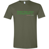 T-Shirts Military Green / S Eat pizza, You must Men's Semi-Fitted Softstyle