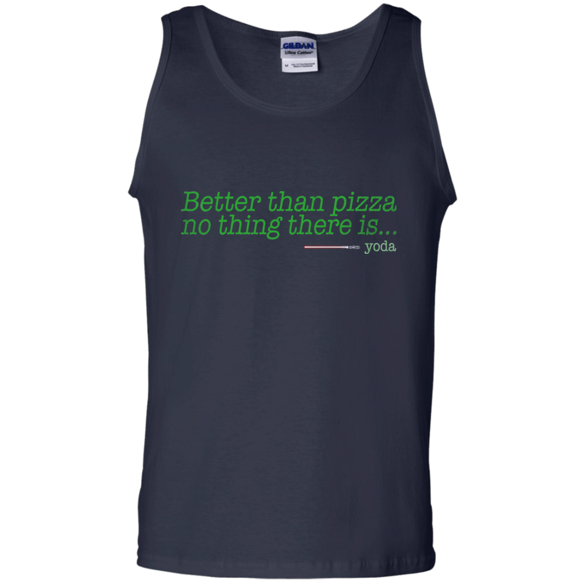 T-Shirts Navy / S Eat pizza, You must Men's Tank Top
