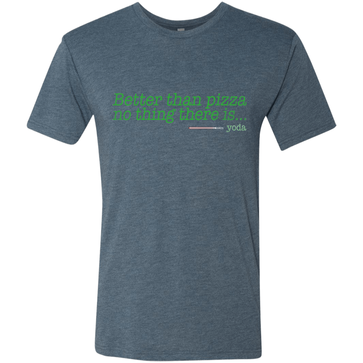 T-Shirts Indigo / S Eat pizza, You must Men's Triblend T-Shirt