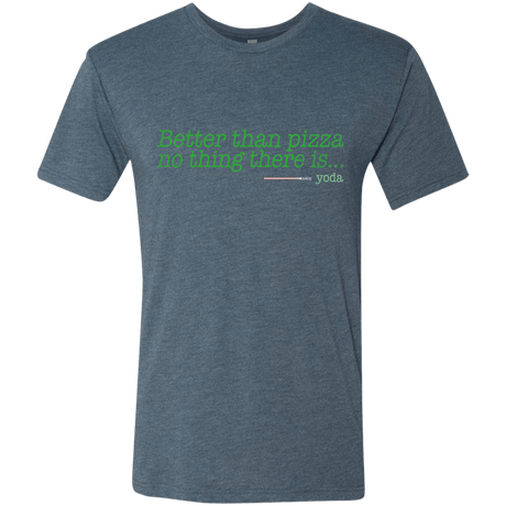 T-Shirts Indigo / S Eat pizza, You must Men's Triblend T-Shirt