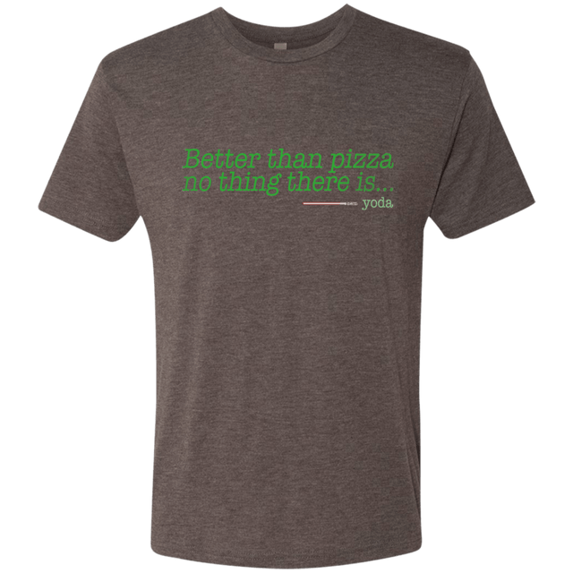 T-Shirts Macchiato / S Eat pizza, You must Men's Triblend T-Shirt