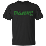 T-Shirts Black / S Eat pizza, You must T-Shirt