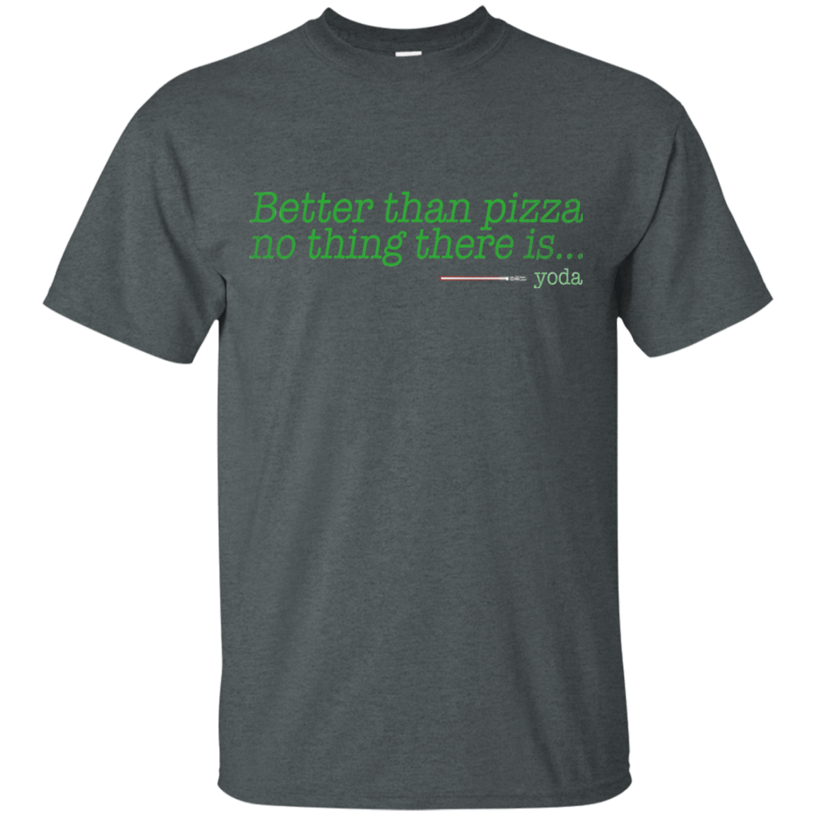 T-Shirts Dark Heather / S Eat pizza, You must T-Shirt