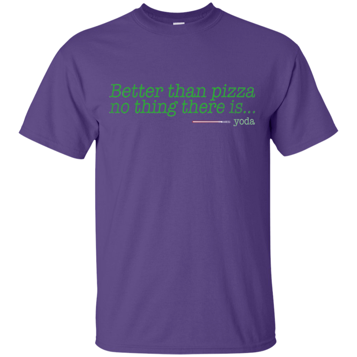 T-Shirts Purple / S Eat pizza, You must T-Shirt
