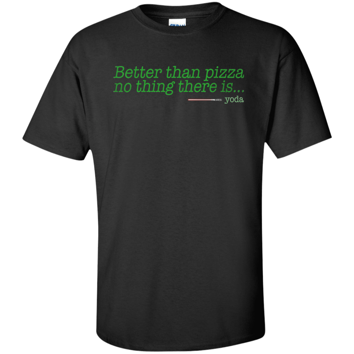 T-Shirts Black / XLT Eat pizza, You must Tall T-Shirt