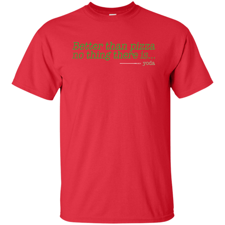 T-Shirts Red / XLT Eat pizza, You must Tall T-Shirt