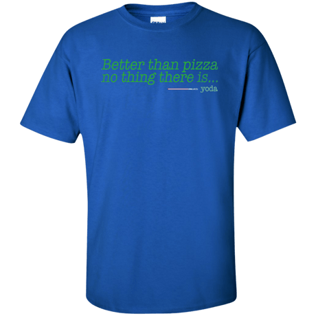 T-Shirts Royal / XLT Eat pizza, You must Tall T-Shirt