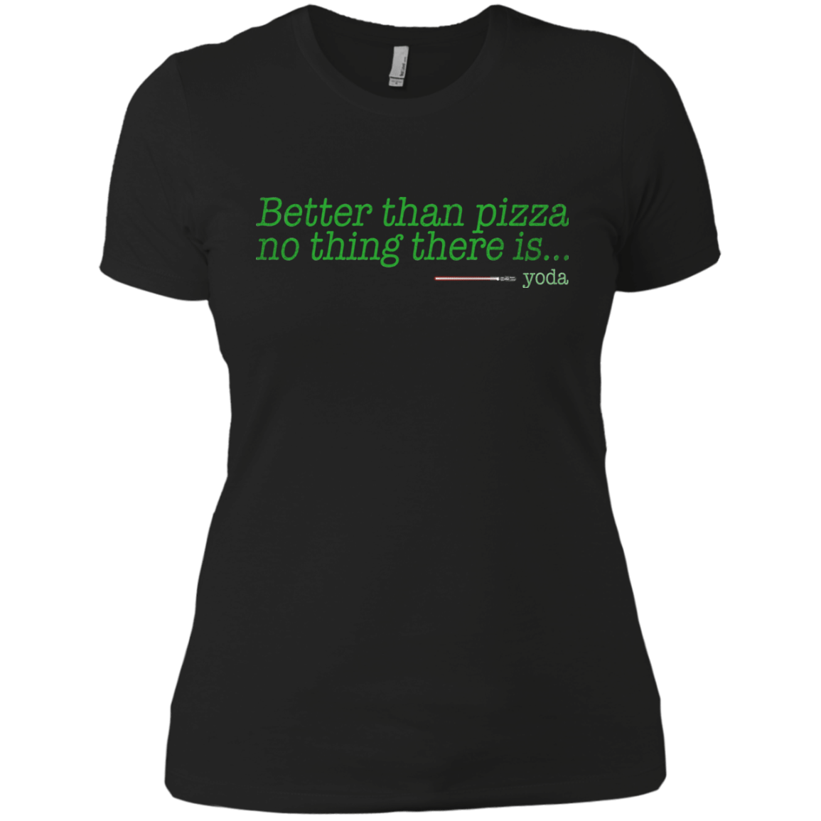 T-Shirts Black / X-Small Eat pizza, You must Women's Premium T-Shirt