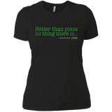 T-Shirts Black / X-Small Eat pizza, You must Women's Premium T-Shirt
