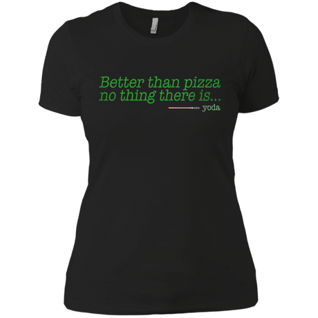 T-Shirts Black / X-Small Eat pizza, You must Women's Premium T-Shirt