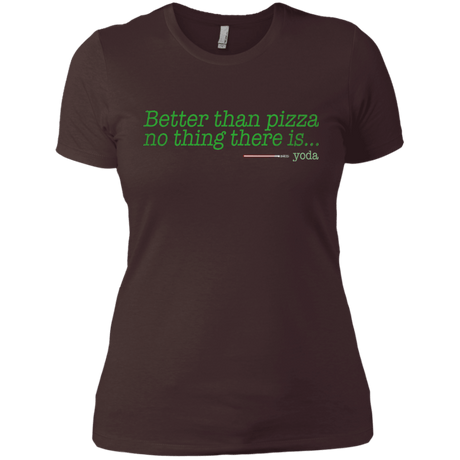 T-Shirts Dark Chocolate / X-Small Eat pizza, You must Women's Premium T-Shirt