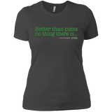 T-Shirts Heavy Metal / X-Small Eat pizza, You must Women's Premium T-Shirt