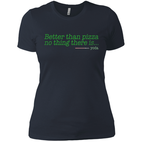 T-Shirts Indigo / X-Small Eat pizza, You must Women's Premium T-Shirt