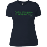 T-Shirts Midnight Navy / X-Small Eat pizza, You must Women's Premium T-Shirt