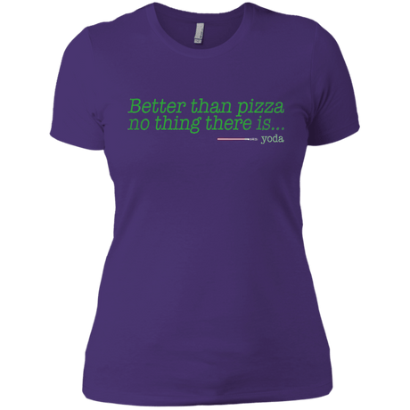 T-Shirts Purple Rush/ / X-Small Eat pizza, You must Women's Premium T-Shirt