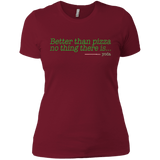 T-Shirts Scarlet / X-Small Eat pizza, You must Women's Premium T-Shirt