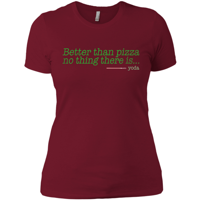 T-Shirts Scarlet / X-Small Eat pizza, You must Women's Premium T-Shirt