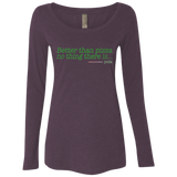 T-Shirts Vintage Purple / S Eat pizza, You must Women's Triblend Long Sleeve Shirt