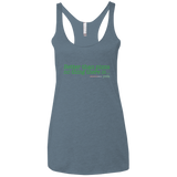 T-Shirts Indigo / X-Small Eat pizza, You must Women's Triblend Racerback Tank