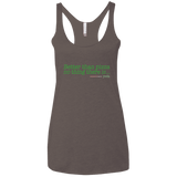 T-Shirts Macchiato / X-Small Eat pizza, You must Women's Triblend Racerback Tank