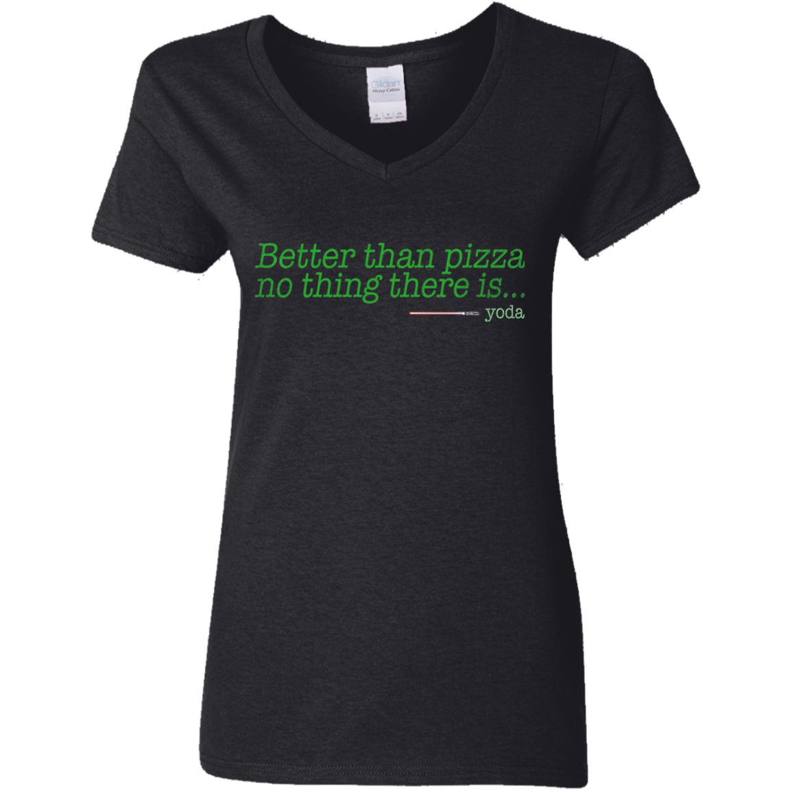 T-Shirts Black / S Eat pizza, You must Women's V-Neck T-Shirt