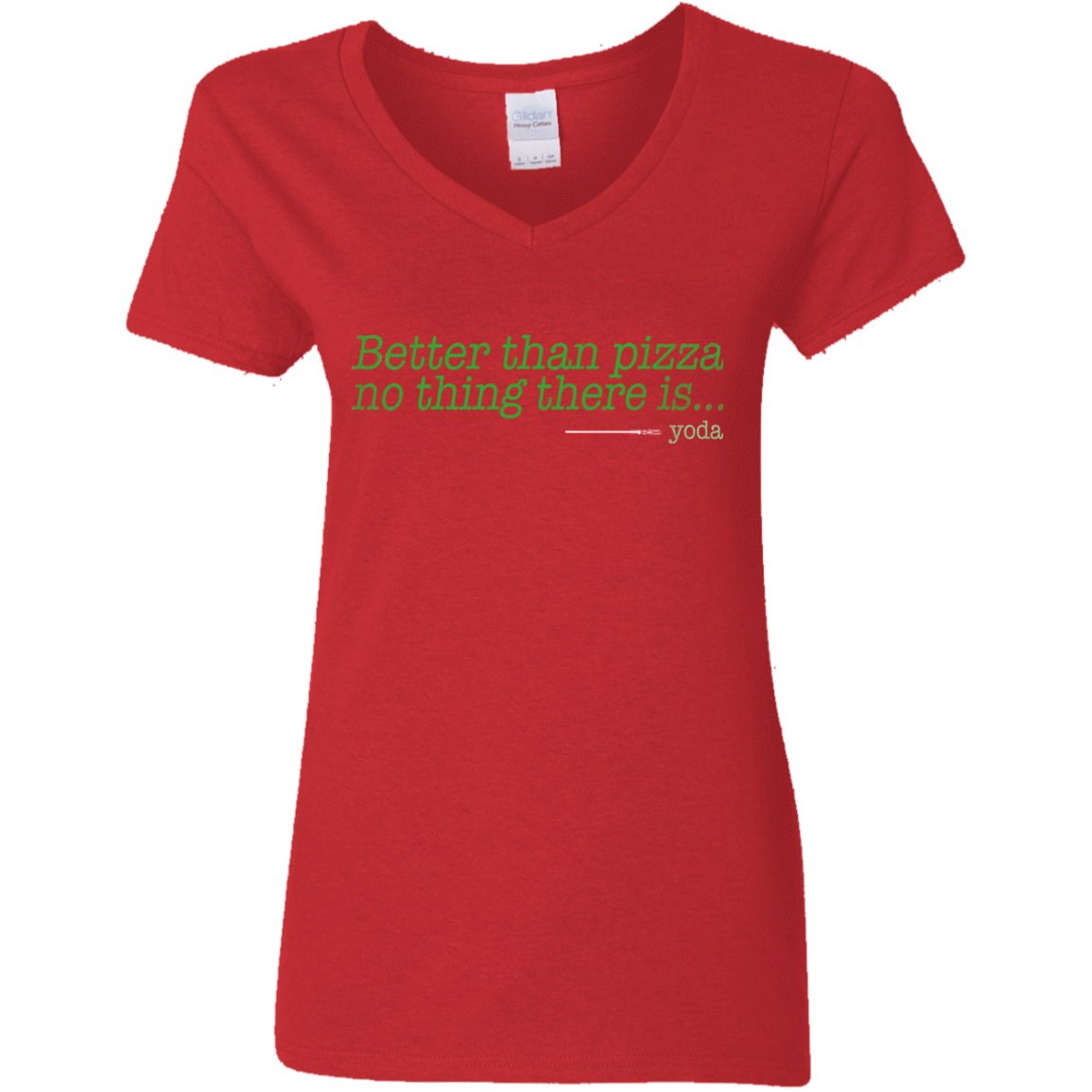 T-Shirts Red / S Eat pizza, You must Women's V-Neck T-Shirt