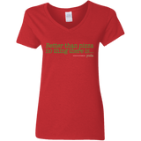 T-Shirts Red / S Eat pizza, You must Women's V-Neck T-Shirt