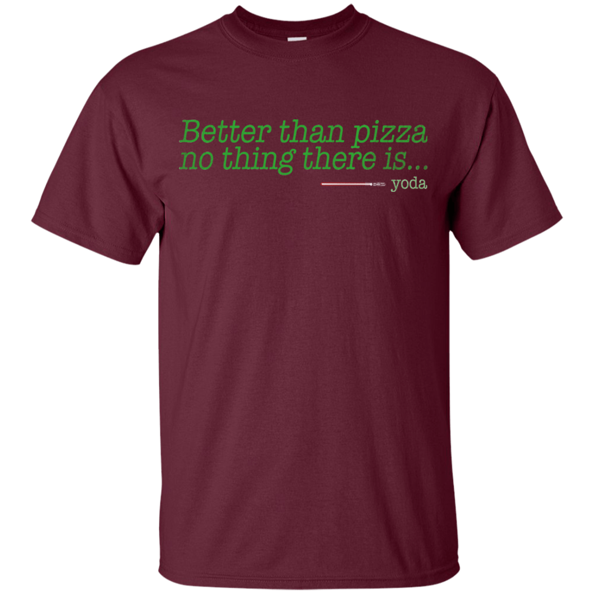 T-Shirts Maroon / YXS Eat pizza, You must Youth T-Shirt