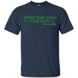 T-Shirts Navy / YXS Eat pizza, You must Youth T-Shirt