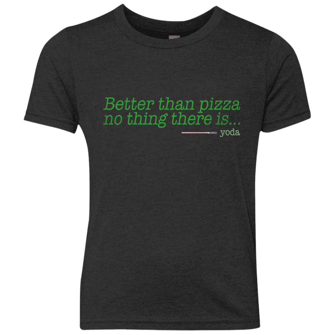 T-Shirts Vintage Black / YXS Eat pizza, You must Youth Triblend T-Shirt