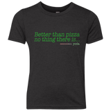 T-Shirts Vintage Black / YXS Eat pizza, You must Youth Triblend T-Shirt