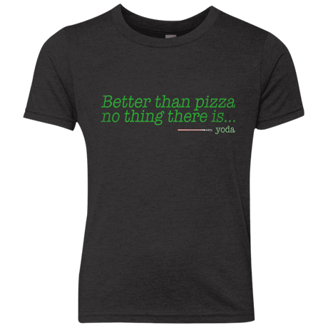 T-Shirts Vintage Black / YXS Eat pizza, You must Youth Triblend T-Shirt