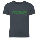 T-Shirts Vintage Navy / YXS Eat pizza, You must Youth Triblend T-Shirt