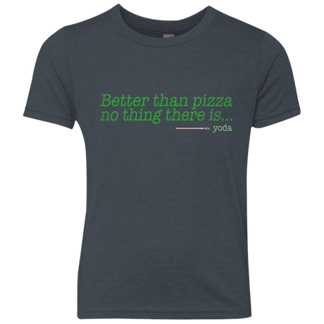 T-Shirts Vintage Navy / YXS Eat pizza, You must Youth Triblend T-Shirt