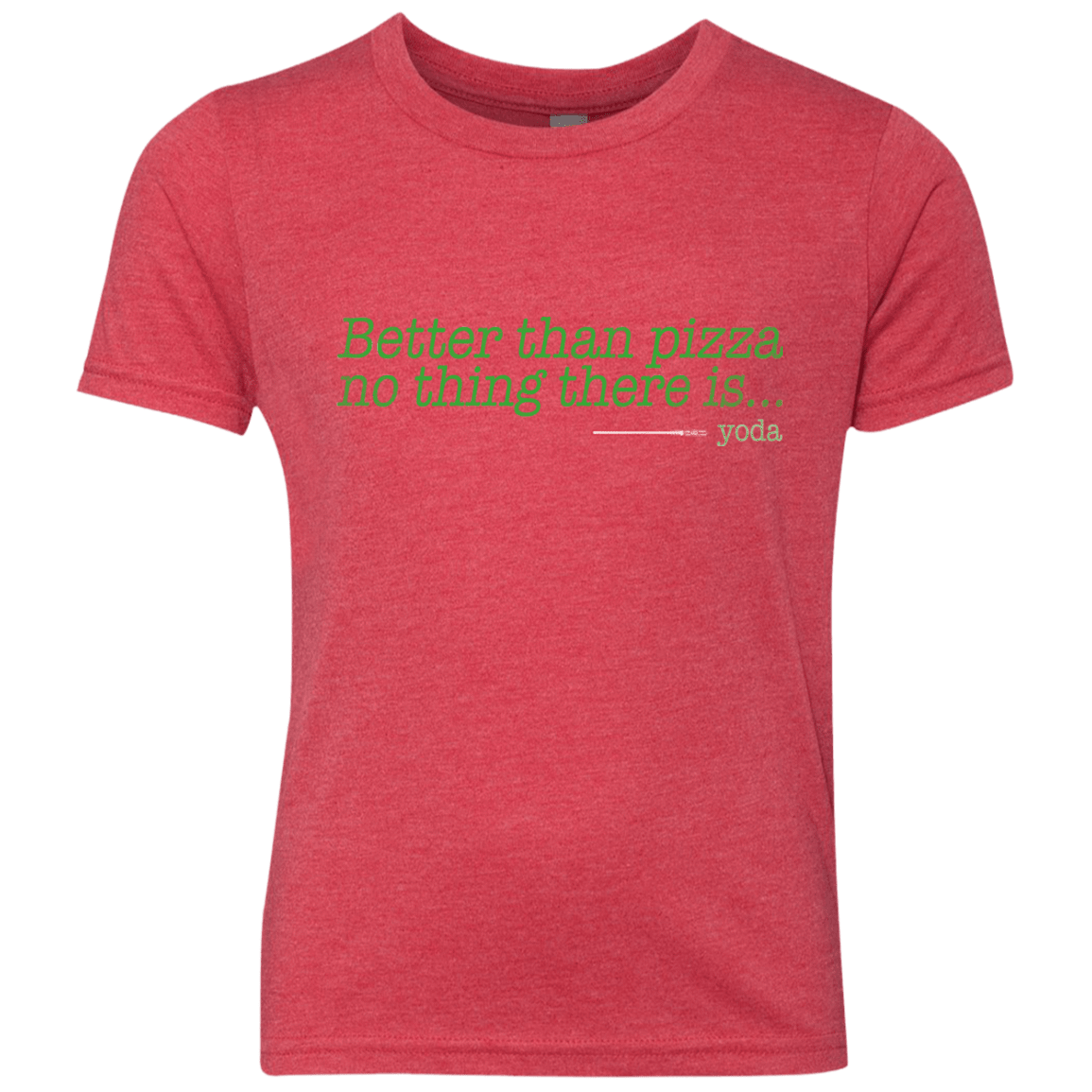 T-Shirts Vintage Red / YXS Eat pizza, You must Youth Triblend T-Shirt