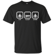 T-Shirts Black / S Eat Sleep Game Console T-Shirt