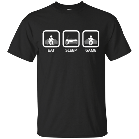 T-Shirts Black / S Eat Sleep Game Console T-Shirt