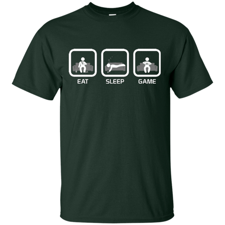 T-Shirts Forest / S Eat Sleep Game Console T-Shirt