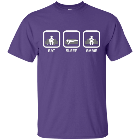 T-Shirts Purple / S Eat Sleep Game Console T-Shirt