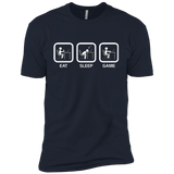 T-Shirts Midnight Navy / YXS Eat Sleep Game PC Boys Premium T-Shirt