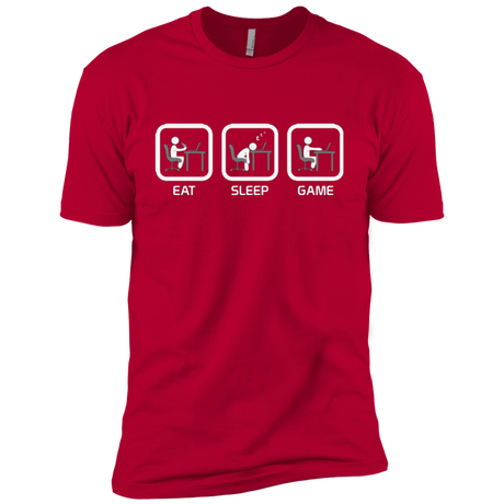 T-Shirts Red / YXS Eat Sleep Game PC Boys Premium T-Shirt