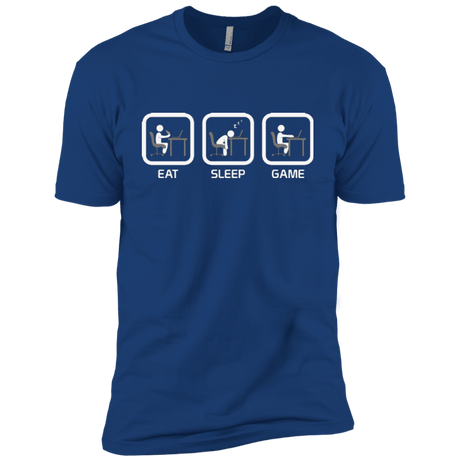 T-Shirts Royal / YXS Eat Sleep Game PC Boys Premium T-Shirt