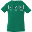 T-Shirts Kelly / 6 Months Eat Sleep Game PC Infant Premium T-Shirt