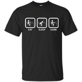 T-Shirts Black / Small Eat Sleep Game PC T-Shirt