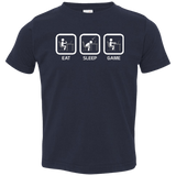 T-Shirts Navy / 2T Eat Sleep Game PC Toddler Premium T-Shirt