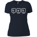 T-Shirts Midnight Navy / X-Small Eat Sleep Game PC Women's Premium T-Shirt