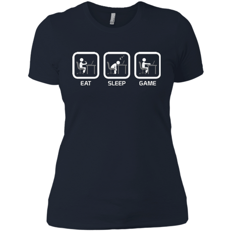 T-Shirts Midnight Navy / X-Small Eat Sleep Game PC Women's Premium T-Shirt