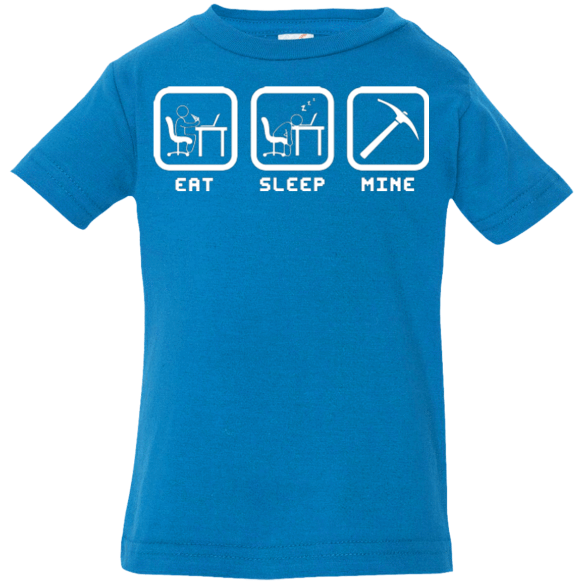 T-Shirts Cobalt / 6 Months Eat Sleep Mine Infant Premium T-Shirt